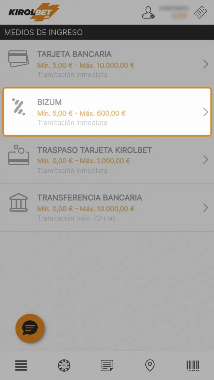 Elige tu método de pago preferido para apostar en fútbol en Kirolbet.