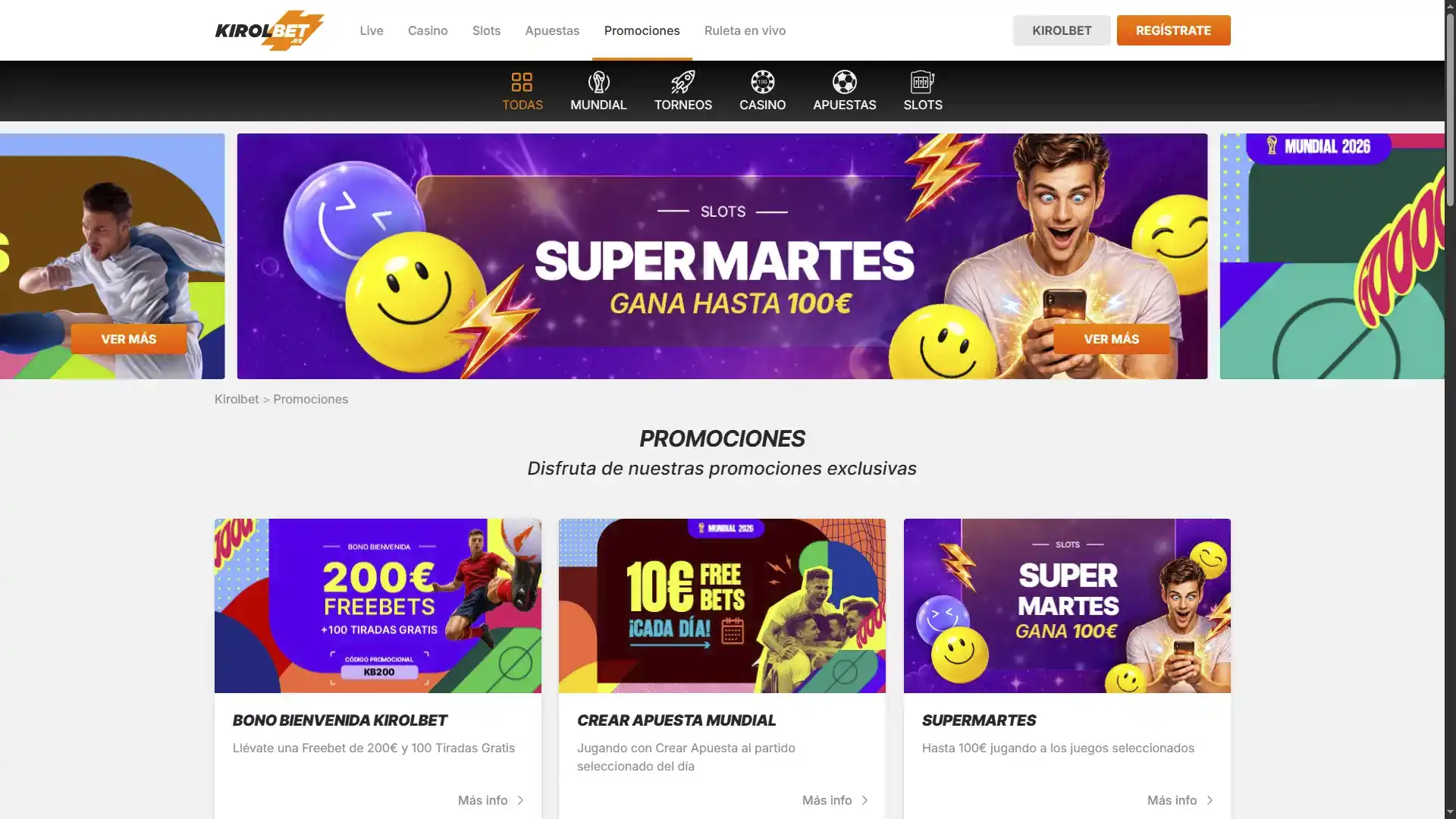 Elige la mejor oferta de bonificación y realiza un depósito en Kirolbet.