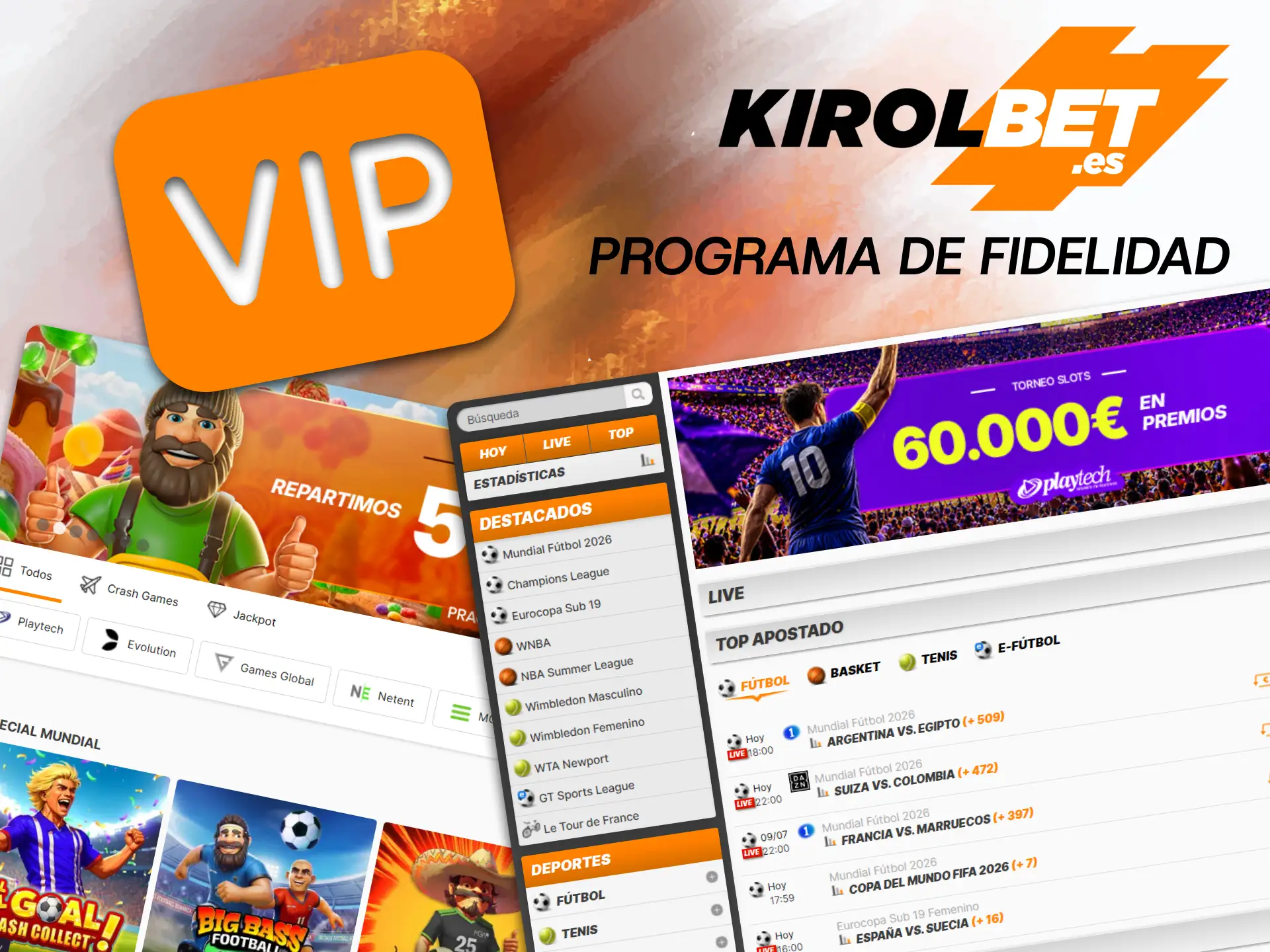 Únete al programa de fidelidad de Kirolbet y disfruta de recompensas exclusivas.