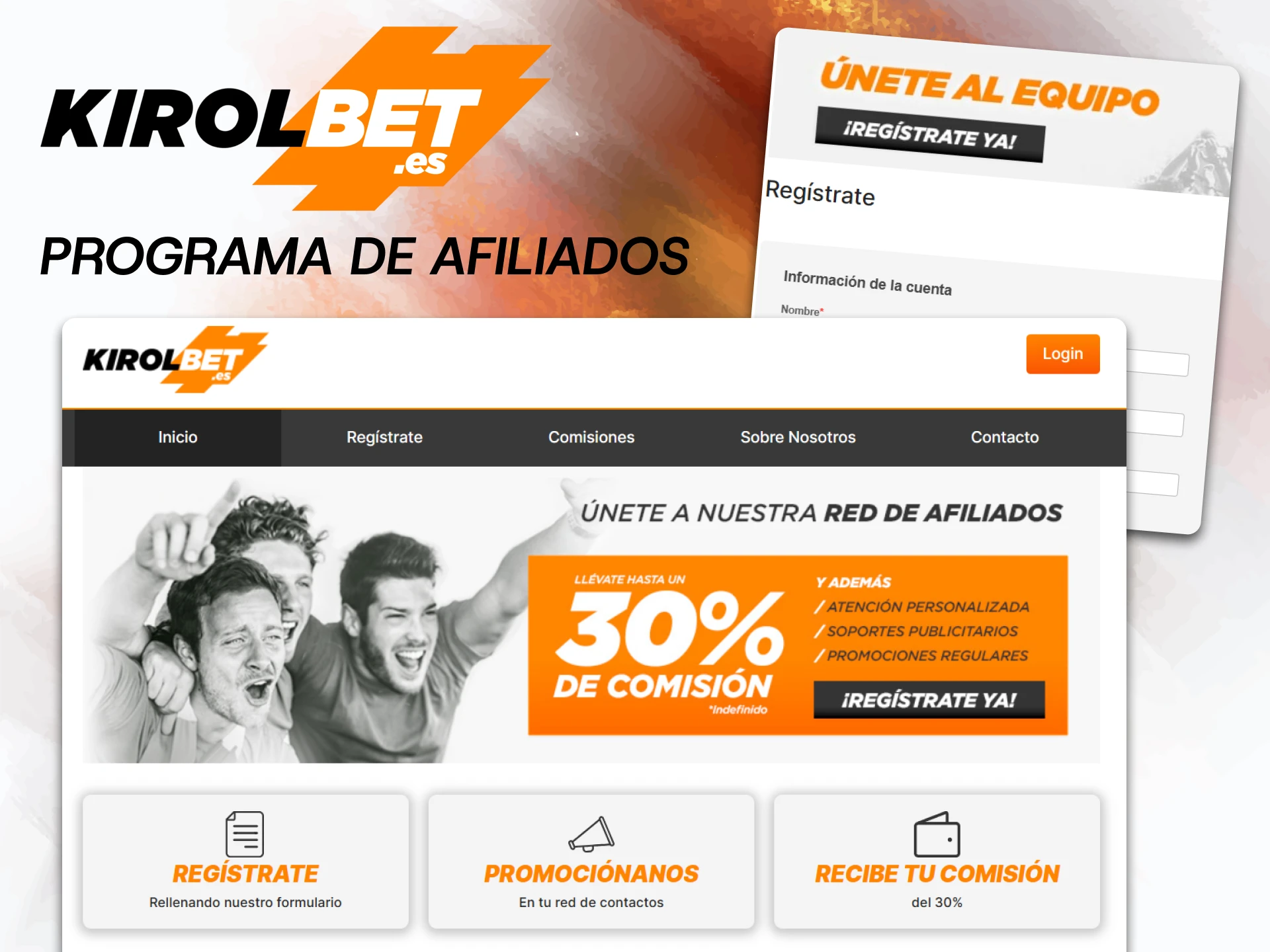Consigue ingresos adicionales promocionando a uno de los operadores más sólidos del mercado español uniéndote al programa de afiliados de Kirolbet.