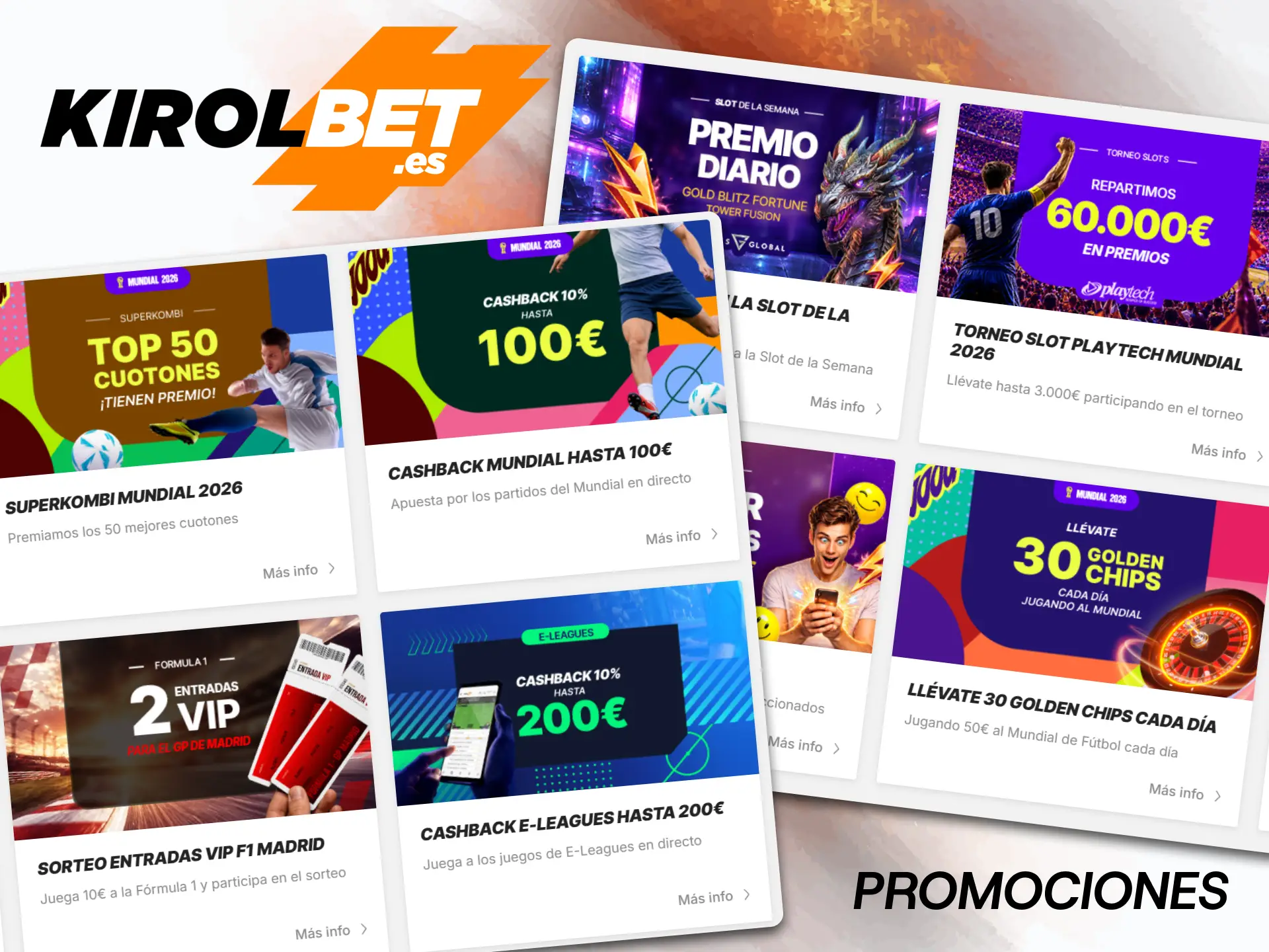 Consulta con regularidad tu cuenta personal para aprovechar al máximo las promociones vigentes en Kirolbet.