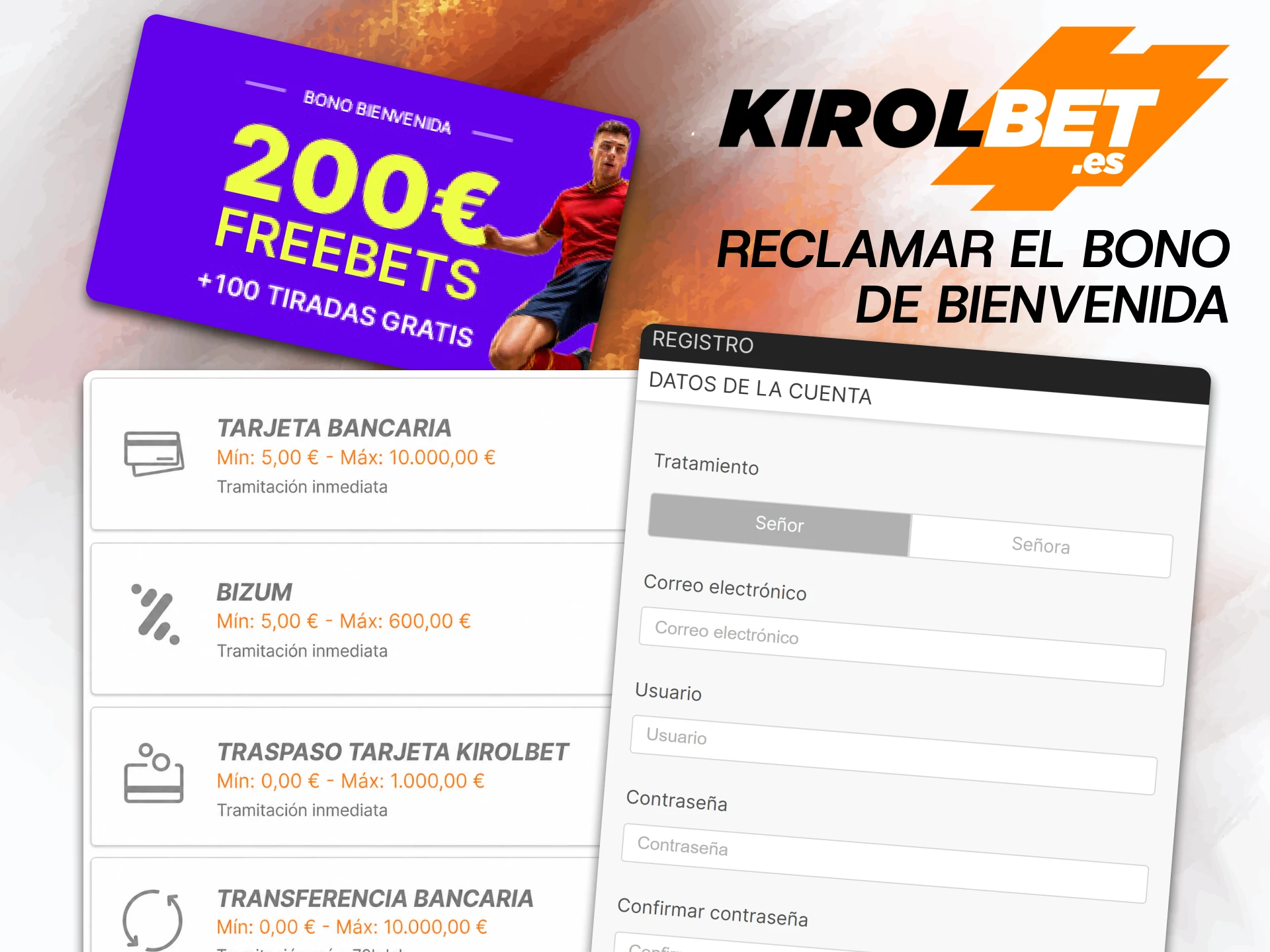 Consulta las instrucciones para obtener el bono de bienvenida de Kirolbet.