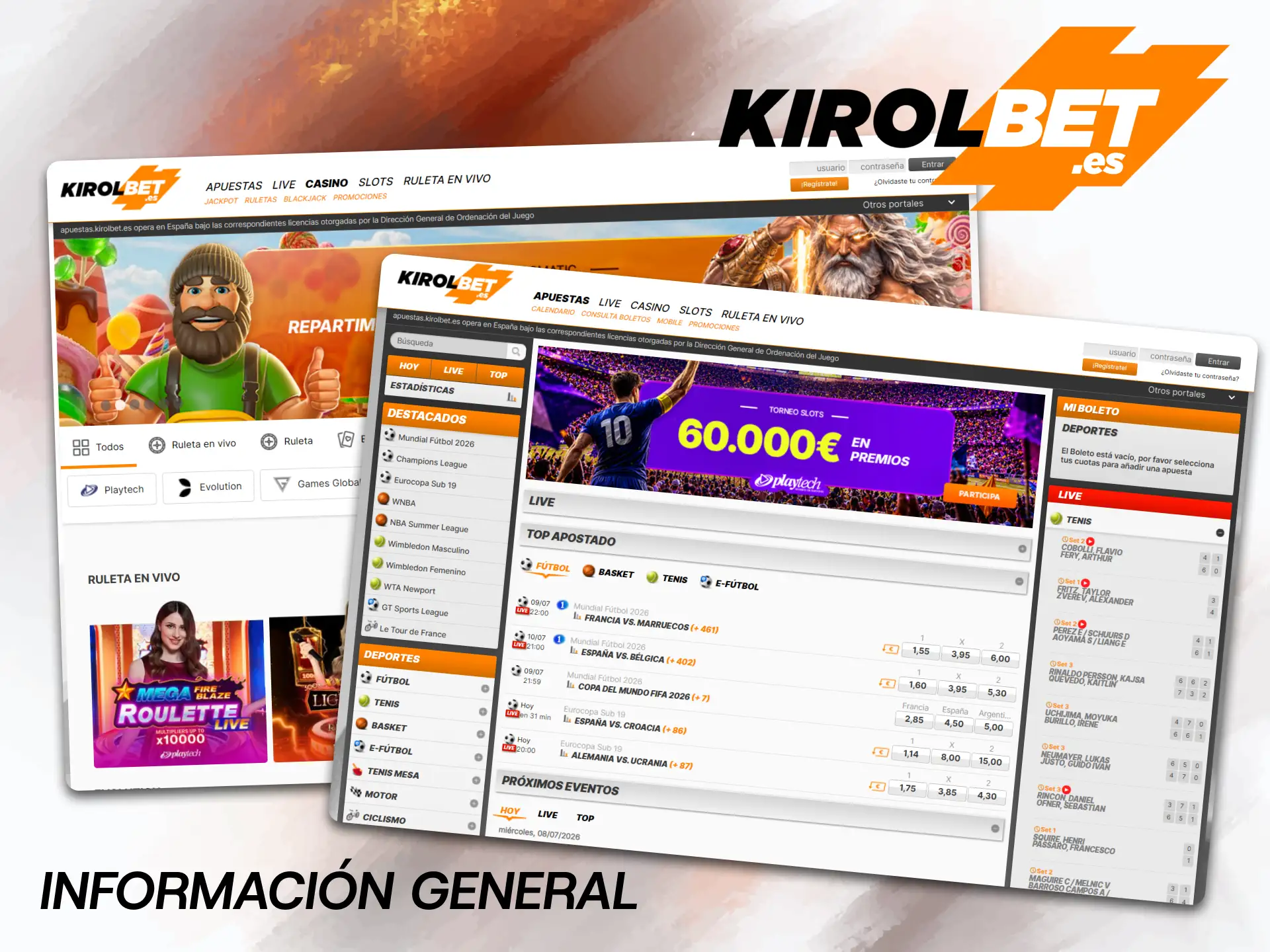 Descubre todo sobre el casino y las apuestas deportivas de Kirolbet en España.